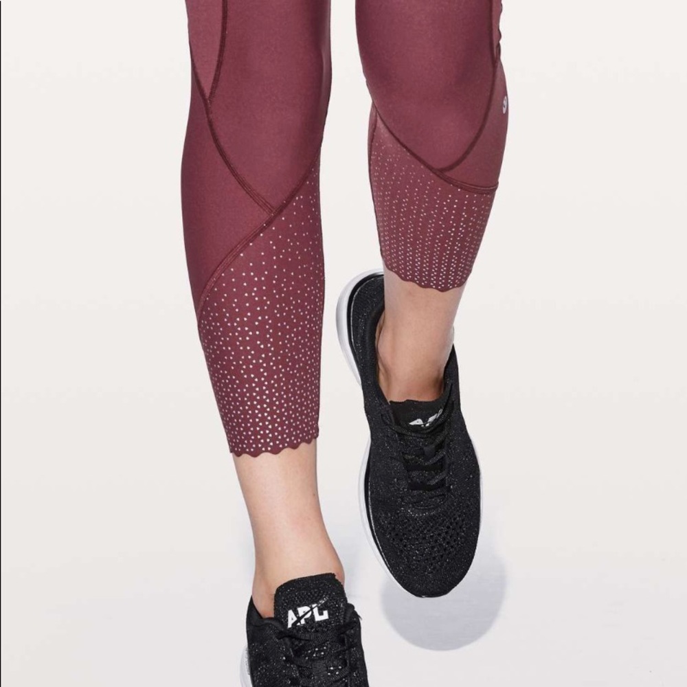 Lululemon Tight Stuff Leggings 25in redwood